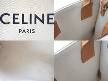 Load image into Gallery viewer, 極美品 CELINE セリーヌ ミニバーティカルカバ 2WAYショルダーバッグ 193302BNZ.02NT コットンキャンバス レザー ベージュ 中古 4c069303