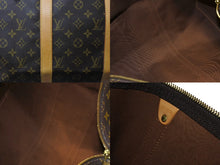 Load image into Gallery viewer, LOUIS VUITTON ルイヴィトン キーポル50 ボストンバッグ M41426 モノグラムキャンバス ブラウン ゴールド金具 美品 中古 4c069305