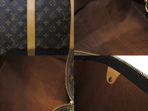LOUIS VUITTON ルイヴィトン キーポル50 ボストンバッグ M41426 モノグラムキャンバス ブラウン ゴールド金具 美品 中古 4c069305