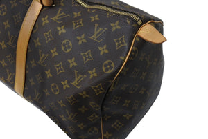 LOUIS VUITTON ルイヴィトン キーポル50 ボストンバッグ M41426 モノグラムキャンバス ブラウン ゴールド金具 美品 中古 4c069305