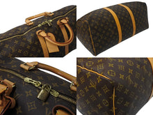 Load image into Gallery viewer, LOUIS VUITTON ルイヴィトン キーポル50 ボストンバッグ M41426 モノグラムキャンバス ブラウン ゴールド金具 美品 中古 4c069305