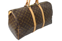 Load image into Gallery viewer, LOUIS VUITTON ルイヴィトン キーポル50 ボストンバッグ M41426 モノグラムキャンバス ブラウン ゴールド金具 美品 中古 4c069310