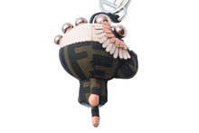 画像をギャラリービューアに読み込む, 極美品 FENDI フェンディ バッグキーホルダー ズッカ柄 スペースモンキーレザー×キャンバス ピンク×ブラウン 中古 4c069313 