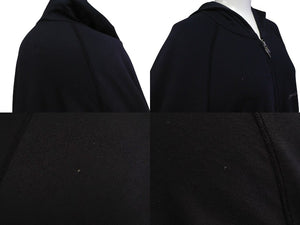 CHROME HEARTS クロムハーツ パーカー フーディ ダガージップ 001-064348 コットン シルバー925 ブラック サイズM 美品 中古 4c069323