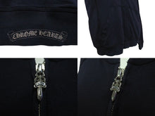 Load image into Gallery viewer, CHROME HEARTS クロムハーツ パーカー フーディ ダガージップ 001-064348 コットン シルバー925 ブラック サイズM 美品 中古 4c069323