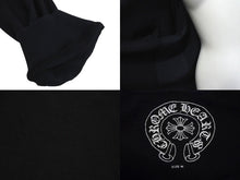 Load image into Gallery viewer, CHROME HEARTS クロムハーツ パーカー フーディ ダガージップ 001-064348 コットン シルバー925 ブラック サイズM 美品 中古 4c069323