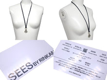 Load image into Gallery viewer, 極美品 Chrome Hearts クロムハーツ レザーチョーカー ユリ BSフレア 牛革 ブラック シルバー925 中古 4c069330
