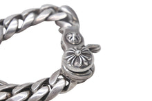 Load image into Gallery viewer, Chrome Hearts クロムハーツ ID クロス ブレスレット ユニセックス 117g 20cm シルバー925 中古 美品 4c069331
