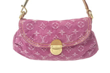 Load image into Gallery viewer, LOUIS VUITTON ルイ ヴィトン ミニプリーティ フューシャ ワンショルダーバッグ M95216 モノグラムデニム ピンク 美品 中古 4c069336