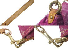 Load image into Gallery viewer, LOUIS VUITTON ルイ ヴィトン ミニプリーティ フューシャ ワンショルダーバッグ M95216 モノグラムデニム ピンク 美品 中古 4c069336