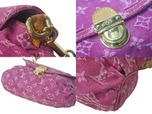 Load image into Gallery viewer, LOUIS VUITTON ルイ ヴィトン ミニプリーティ フューシャ ワンショルダーバッグ M95216 モノグラムデニム ピンク 美品 中古 4c069336