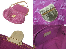 Load image into Gallery viewer, LOUIS VUITTON ルイ ヴィトン ミニプリーティ フューシャ ワンショルダーバッグ M95216 モノグラムデニム ピンク 美品 中古 4c069336