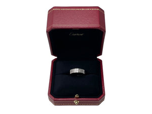 Cartier カルティエ ラブ リング 指輪 アクセサリー LLP219 WG ホワイトゴールド 7.0g サイズ19号 シルバー 美品 中古 4c069340