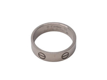 Load image into Gallery viewer, Cartier カルティエ ラブ リング 指輪 アクセサリー LLP219 WG ホワイトゴールド 7.0g サイズ19号 シルバー 美品 中古 4c069340