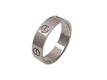 Load image into Gallery viewer, Cartier カルティエ ラブ リング 指輪 アクセサリー LLP219 WG ホワイトゴールド 7.0g サイズ19号 シルバー 美品 中古 4c069340