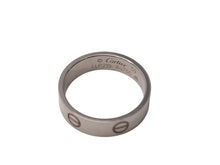 Load image into Gallery viewer, Cartier カルティエ ラブ リング 指輪 アクセサリー LLP219 WG ホワイトゴールド 7.0g サイズ19号 シルバー 美品 中古 4c069340