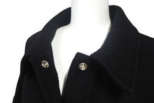 Load image into Gallery viewer, CHROME HEARTS クロムハーツ コート クロスボールボタン サイズL ブラック ウール シルバー925 美品 中古 4c069346