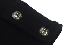 Load image into Gallery viewer, CHROME HEARTS クロムハーツ コート クロスボールボタン サイズL ブラック ウール シルバー925 美品 中古 4c069346