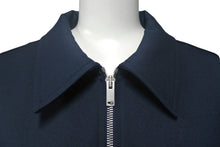 Load image into Gallery viewer, 新品未使用品 JIL SANDER ジルサンダー ジップアップ シャツジャケット J22DL0178 サイズ41 ブルー ポリエステル90 中古 4c069347