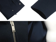 Load image into Gallery viewer, 新品未使用品 JIL SANDER ジルサンダー ジップアップ シャツジャケット J22DL0178 サイズ41 ブルー ポリエステル90 中古 4c069347