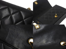 Load image into Gallery viewer, CHANEL シャネル ダイアナ22 マトラッセ チェーンショルダーバッグ ココマーク 2番台 ラムスキン ブラック ゴールド 美品 中古 4c069362