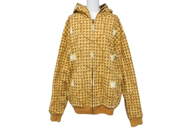 BILLIONAIRE BOYS CLUB ビリオネア ボーイズ クラブ パーカー イエロー ブラウン コットン100% サイズL 中古 4c069365