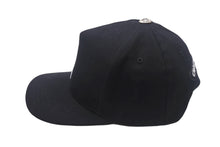 Load image into Gallery viewer, CHROME HEARTS クロムハーツ RS 3 クロス キャップ 帽子 97729 U.S.A コットン シルバー925 ブラック ホワイト 美品 中古 4c069366