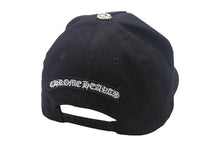 Load image into Gallery viewer, CHROME HEARTS クロムハーツ RS 3 クロス キャップ 帽子 97729 U.S.A コットン シルバー925 ブラック ホワイト 美品 中古 4c069366