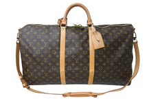 Load image into Gallery viewer, LOUIS VUITTON ルイヴィトン キーポルバンドリエール60 ボストンバッグ M41412 モノグラムキャンバス ブラウン ゴールド金具 美品 中古 4c069374