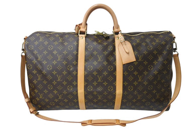 LOUIS VUITTON ルイヴィトン キーポルバンドリエール60 ボストンバッグ M41412 モノグラムキャンバス ブラウン ゴールド金具 美品 中古 4c069374