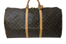Load image into Gallery viewer, LOUIS VUITTON ルイヴィトン キーポルバンドリエール60 ボストンバッグ M41412 モノグラムキャンバス ブラウン ゴールド金具 美品 中古 4c069374