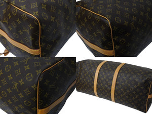 LOUIS VUITTON ルイヴィトン キーポルバンドリエール60 ボストンバッグ M41412 モノグラムキャンバス ブラウン ゴールド金具 美品 中古 4c069374