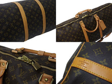 Load image into Gallery viewer, LOUIS VUITTON ルイヴィトン キーポルバンドリエール60 ボストンバッグ M41412 モノグラムキャンバス ブラウン ゴールド金具 美品 中古 4c069374