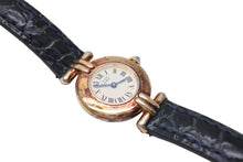 Load image into Gallery viewer, CARTIER カルティエ 時計 マストコリゼ 590002 ヴェルメイユ レザーベルト QZ 白文字盤 美品 中古 4c069423