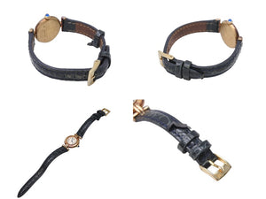 CARTIER カルティエ 時計 マストコリゼ 590002 ヴェルメイユ レザーベルト QZ 白文字盤 美品 中古 4c069423