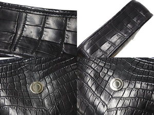 極美品 HERMES エルメス ヴェスパTPM ショルダーバッグ □J刻印 ニロティカス ブラック シルバー金具 中古 4c069431
