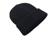 Load image into Gallery viewer, 新品未使用 SAINT MICHAEL セントマイケル KNIT CAP ニットキャップ SM-YS1-0000-081 ワンサイズ ウール ブラック ホワイト 中古 4c069472