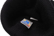 Load image into Gallery viewer, 新品未使用 SAINT MICHAEL セントマイケル KNIT CAP ニットキャップ SM-YS1-0000-081 ワンサイズ ウール ブラック ホワイト 中古 4c069472