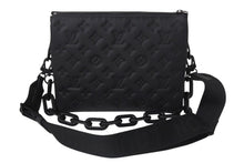 Load image into Gallery viewer, 新品未使用 LOUIS VUITTON ルイヴィトン クッサン PM ショルダーバッグ M11370 モノグラム ブラックアウト ブラック ラムスキン 中古 4c069482