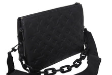 Load image into Gallery viewer, 新品未使用 LOUIS VUITTON ルイヴィトン クッサン PM ショルダーバッグ M11370 モノグラム ブラックアウト ブラック ラムスキン 中古 4c069482