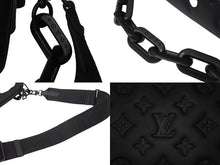 Load image into Gallery viewer, 新品未使用 LOUIS VUITTON ルイヴィトン クッサン PM ショルダーバッグ M11370 モノグラム ブラックアウト ブラック ラムスキン 中古 4c069482