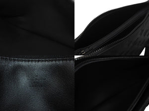 新品未使用 LOUIS VUITTON ルイヴィトン クッサン PM ショルダーバッグ M11370 モノグラム ブラックアウト ブラック ラムスキン 中古 4c069482