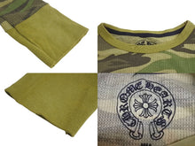 Load image into Gallery viewer, CHROME HEARTS クロムハーツ 長袖シャツ 迷彩 サーマル ロンT 002012162 サイズM コットン カモフラ柄 美品 中古 4c069486