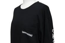 Load image into Gallery viewer, CHROME HEARTS クロムハーツ 長袖 Tシャツ ロンT サイズM ブラック ホワイト 022031192 美品 中古 4c069487