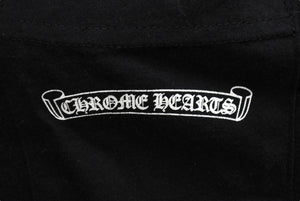CHROME HEARTS クロムハーツ 長袖 Tシャツ ロンT サイズM ブラック ホワイト 022031192 美品 中古 4c069487