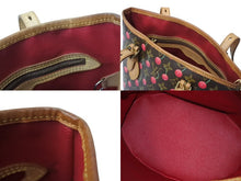 Load image into Gallery viewer, LOUIS VUITTON ルイヴィトン モノグラム チェリー バケットPM 村上隆 M95012 ハンドバッグ ブラウン ポーチ付き ロゴ 良品 中古 4c069496