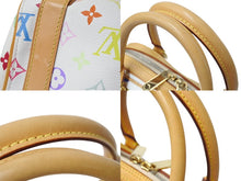 Load image into Gallery viewer, 極美品 LOUIS VUITTON ルイヴィトン プリシラ ハンドバッグ モノグラム マルチカラー M40096 ホワイト 中古 4c069498