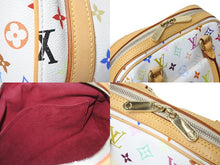 Load image into Gallery viewer, 極美品 LOUIS VUITTON ルイヴィトン プリシラ ハンドバッグ モノグラム マルチカラー M40096 ホワイト 中古 4c069498