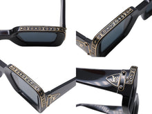 Load image into Gallery viewer, 極美品 LOUIS VUITTON ルイヴィトン NIGO ニゴ ジリオネア サングラス アイウェア Z1591E サイズ52□27 ブラック ゴールド 中古 4c069501