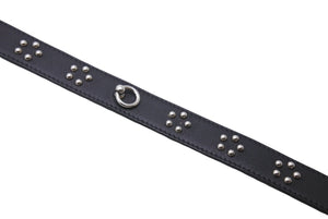 極美品 HERMES エルメス ショルダーストラップ スタッズ C刻印 ヴォースイフト ブラック シルバー金具 中古 4c069538